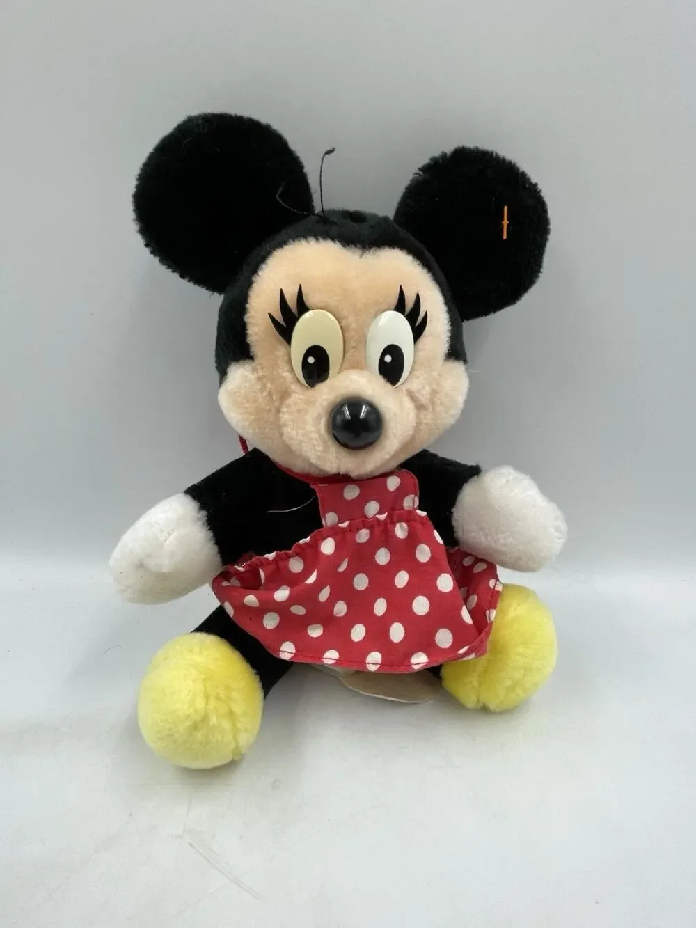 Vintage Disneyland Walt Disney World Minnie Mouse Plush 7”
